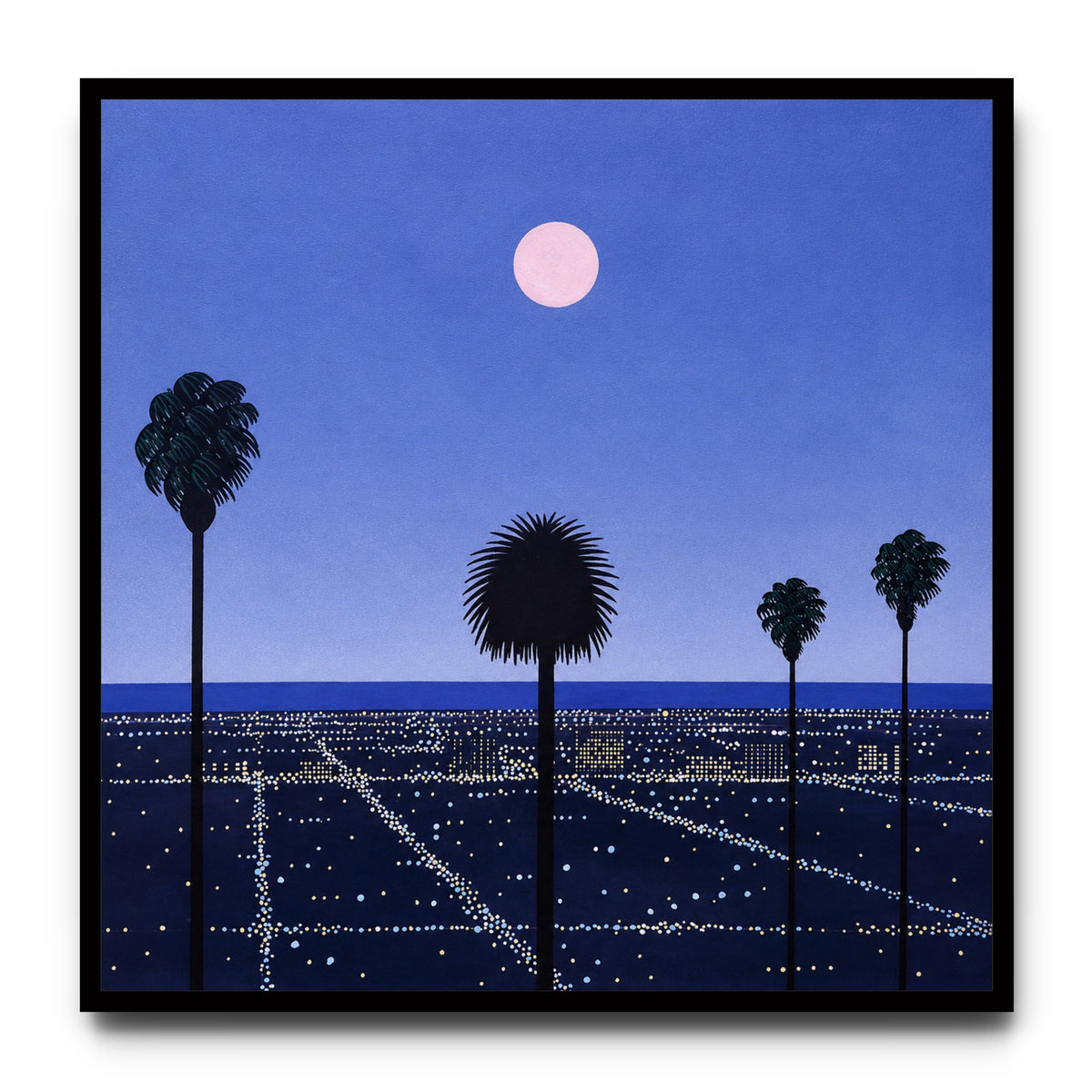 Moon and Palms