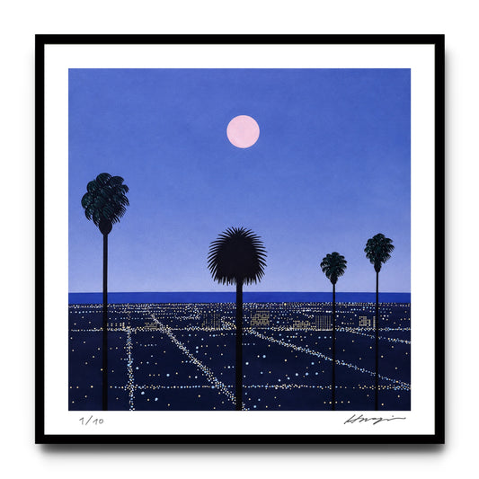 Moon and Palms