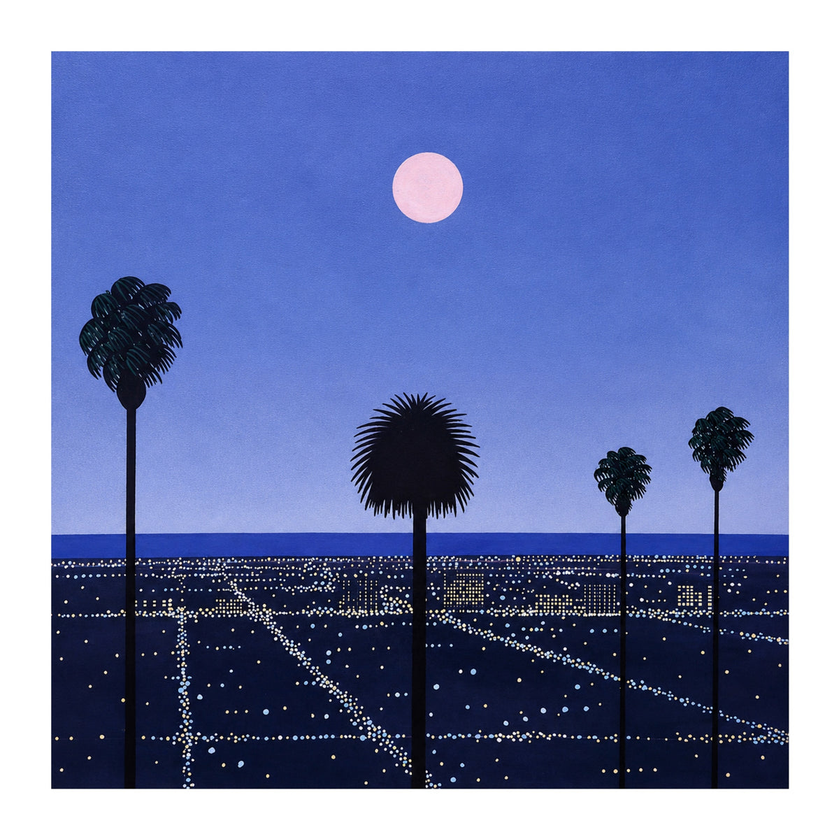 Moon and Palms